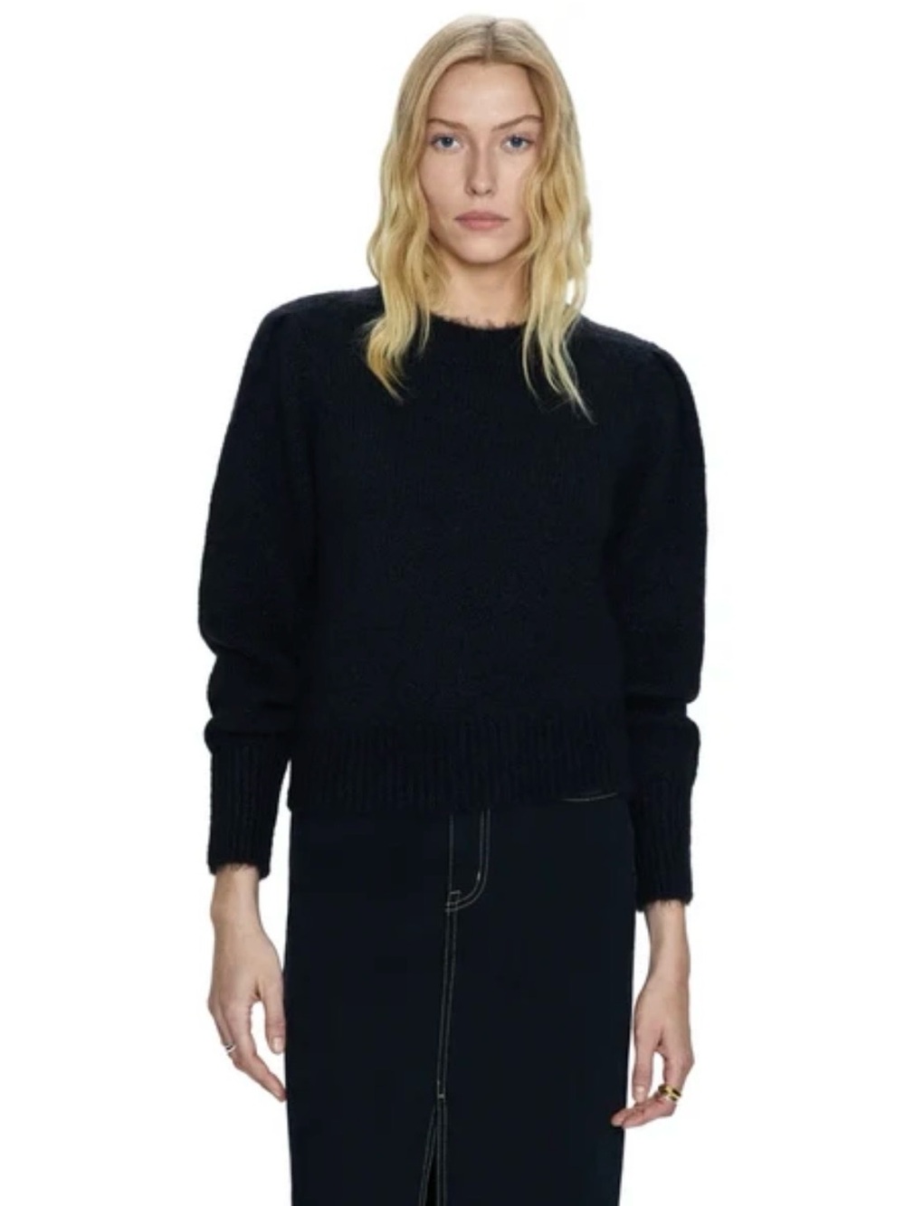 Pistola Colette Black Women's Crewneck Sweater